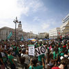 Manifestación en Madrid por la educación pública: Piden menos horas lectivas, menos alumnos por clase y más salario
