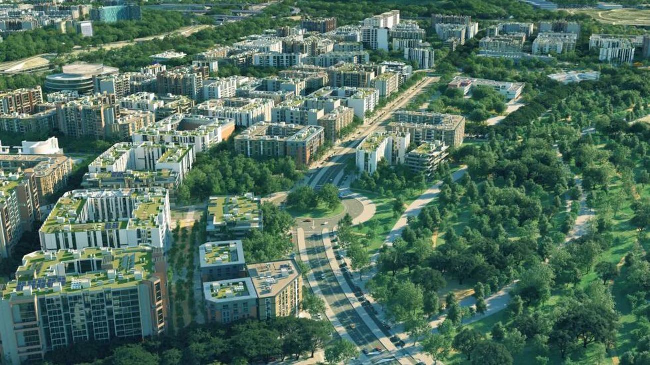 Valdecarros, el nuevo barrio de Madrid que Carabante pone como ejemplo de "cómo sí es posible generar vivienda"