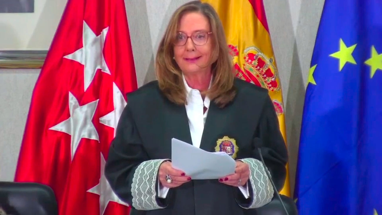 La presidenta del TSJM defiende la independencia judicial ante descalificaciones interesadas