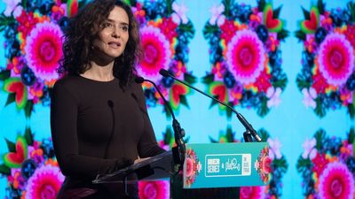 Ayuso posiciona a Madrid en "la mirada del mundo entero" en la presentación de Iberseries & Platino Industria