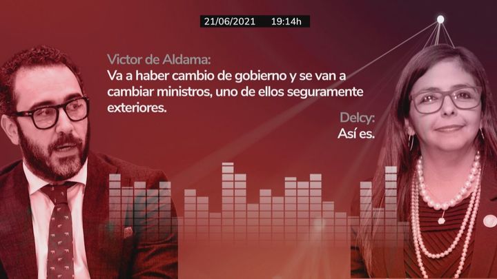 Los mensajes que prueban que Delcy recibió información privilegiada del Gobierno de Sánchez