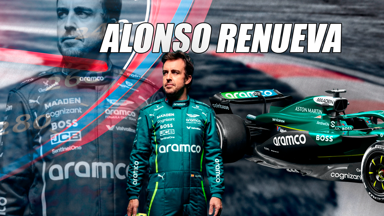 Fernando Alonso renueva con Aston Martin para 2027