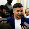 El portavoz parlamentario de ERC, Garbiel Rufián, asiste a la sesión plenaria celebrada en el Congreso de los Diputados
