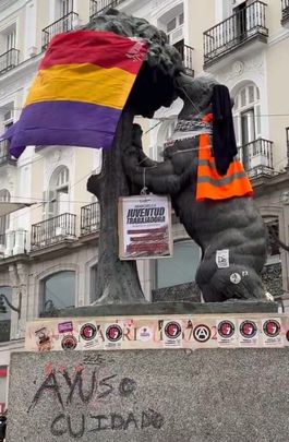 Escultura de El Oso y el Madroño / TWITTER