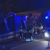 Vuelca un camión en la M-40, a la altura de Moratalaz