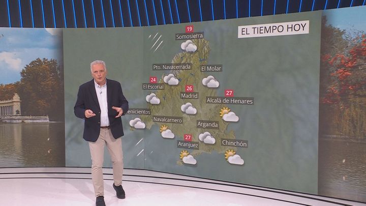 Miércoles con nubes en Madrid con mínimas que suben