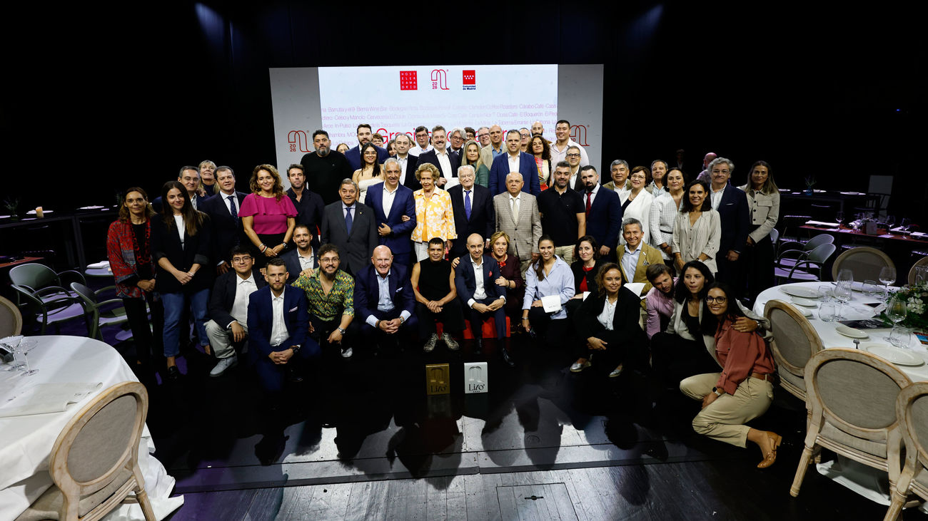 Foto de familia de los Premios LITO 2026