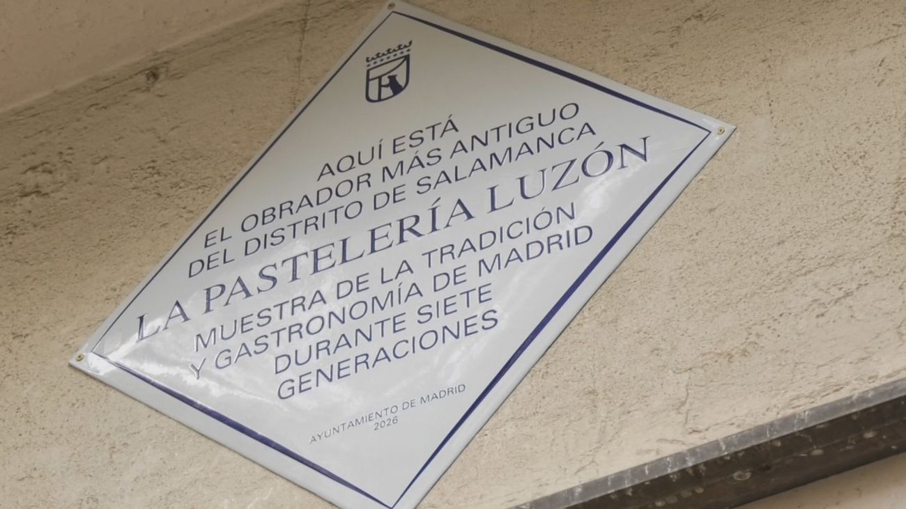 Madrid homenajea a la Pastelería Luzón por sus 86 años de tradición