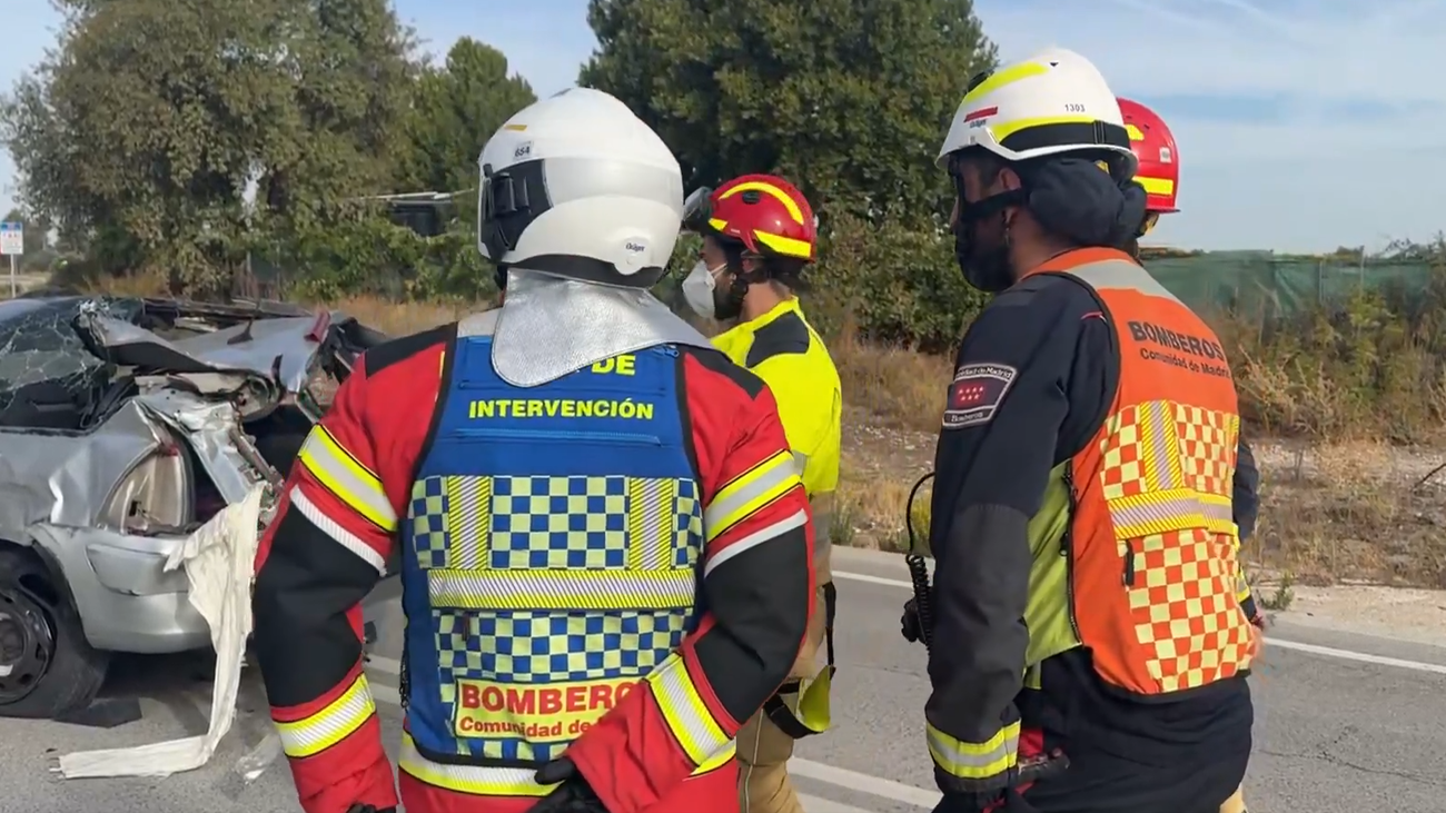 Muere una mujer tras colisionar su coche con otro en una carretera en Batres