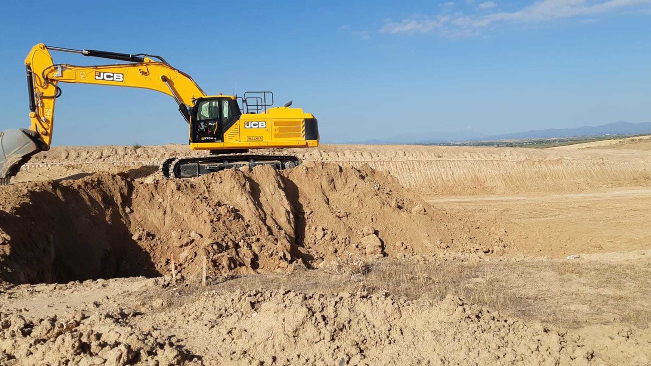 Movimientos de tierras en el Retamar de la Huerta, Alcorcón
