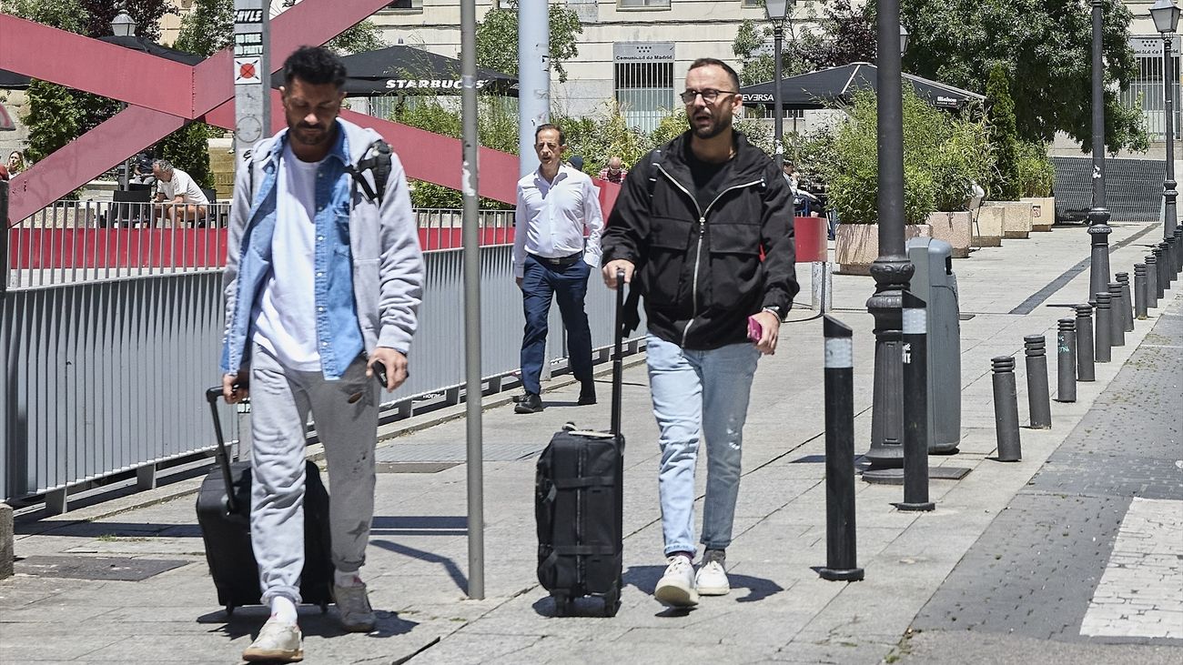 Turistas en el centro de Madrid
