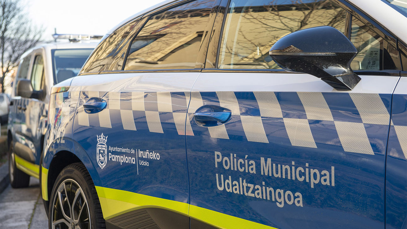 Coche de policía municipal de Pamplona