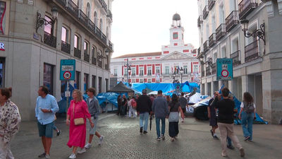 La acampada de Sol se extiende sin control, con el objetivo de llegar a Callao