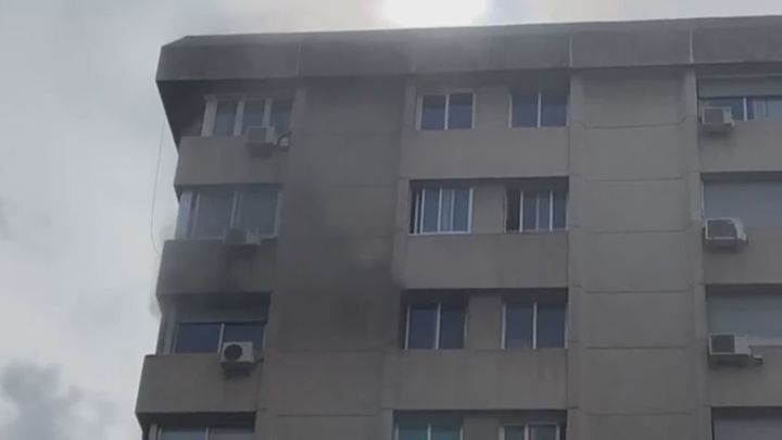 Extinguido un incendio sin heridos en un octavo piso de la calle Poeta Joan Margall de Chamartín