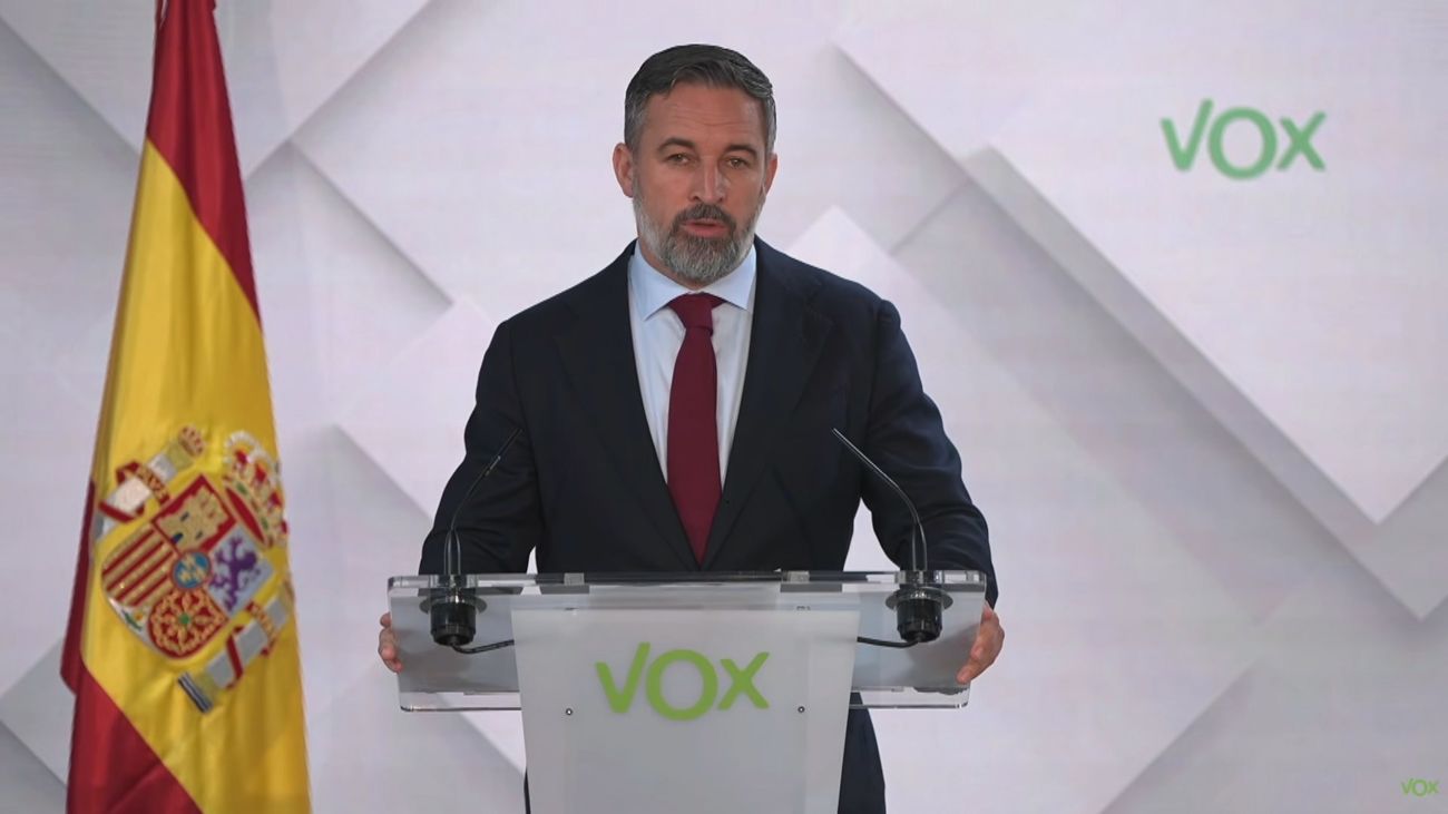Abascal celebra la convocatoria de elecciones pero anima a que no se vote por correo: "No me fio nada de Sánchez"