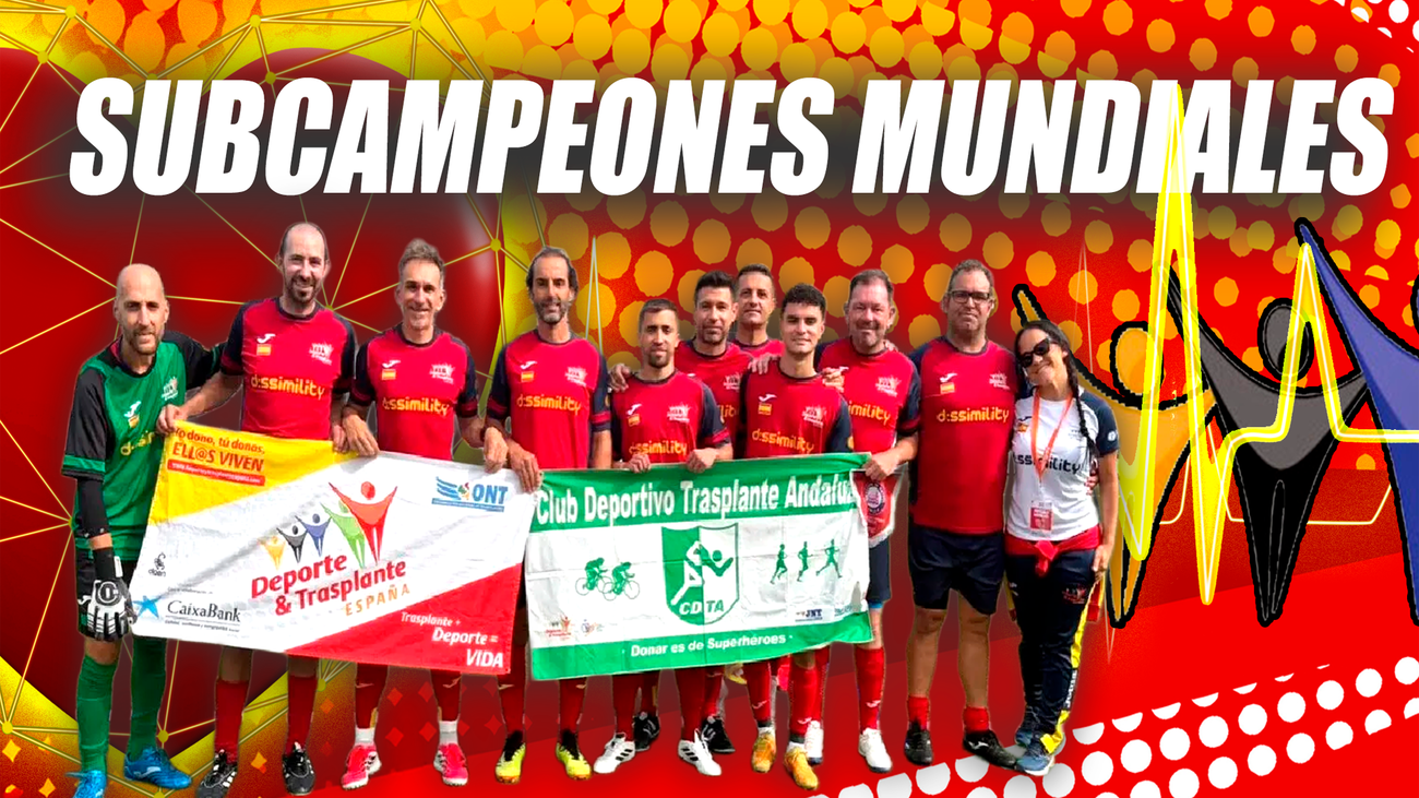 España, subcampeona del mundo de fútbol de trasplantados