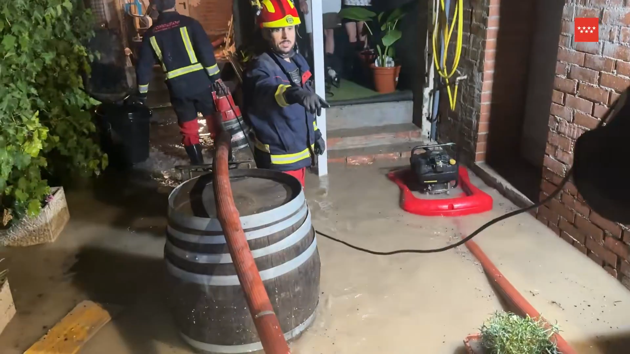 El 112 gestionó casi 200 incidencias por la tromba de agua caída en la Comunidad de Madrid