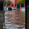 Madrid se convierte en un río tras la tormenta: garajes inundados, contenedores flotando y coches atrapados por el agua
