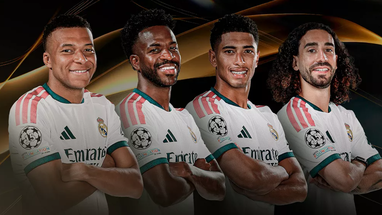 Mbappé, Vinicius, Bellingham y Cucurella