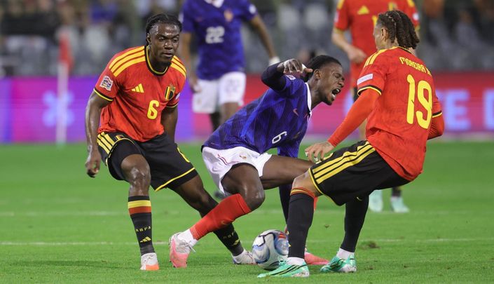 Camavinga ante Bélgica / EFE