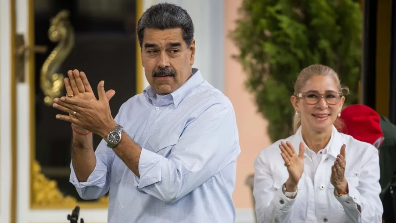 Nicolás Maduro y Cilia Flores