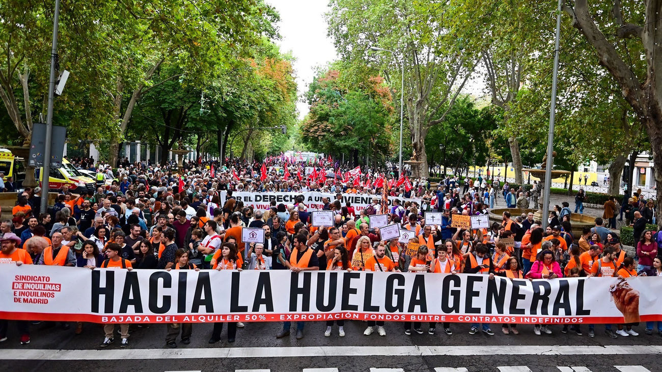 La mayoría de sindicatos no secunda la huelga general de CCOO y UGT por la vivienda: "Tiene connotaciones políticas"