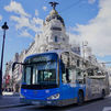 Autobús de EMT en Gran Vía con calle Alcalá