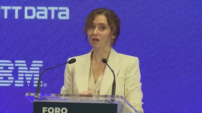 Ayuso presenta a Madrid ante un foro empresarial como una región tecnológicamente preparada