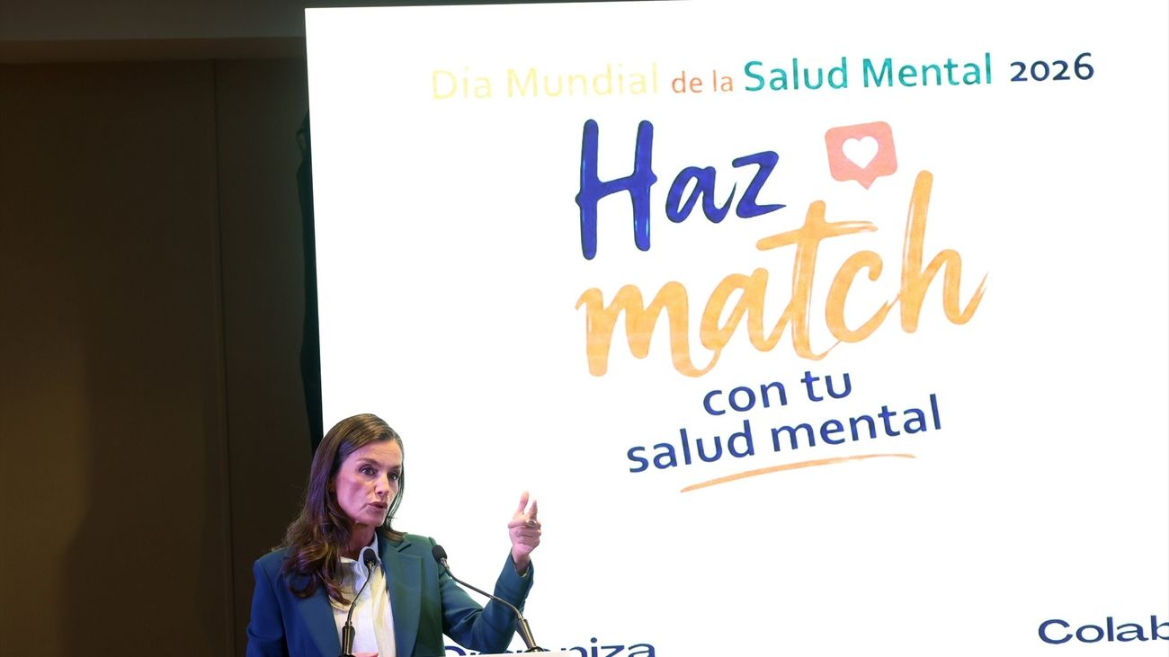La reina Letizia apuesta por una atención especializada en salud mental accesible y universal