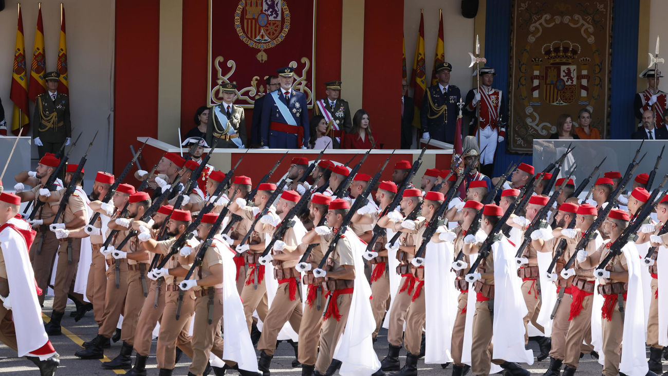Así se vivió en Madrid el tradicional desfile militar el Día de la Fiesta Nacional