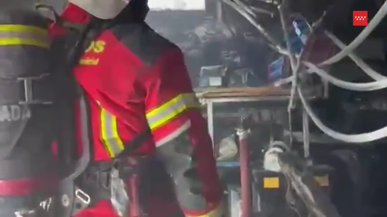 Incendio en el garaje de una casa en Cubas de la Sagra