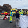 Muere un motorista en un accidente en la M-501 en Navas del Rey y su acompañante resulta herida grave