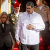 Nicolás Maduro, acompañado de su esposa Cilia Flores durante un acto en Caracas en 2023