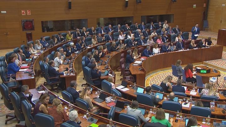 Pleno de la Asamblea de Madrid