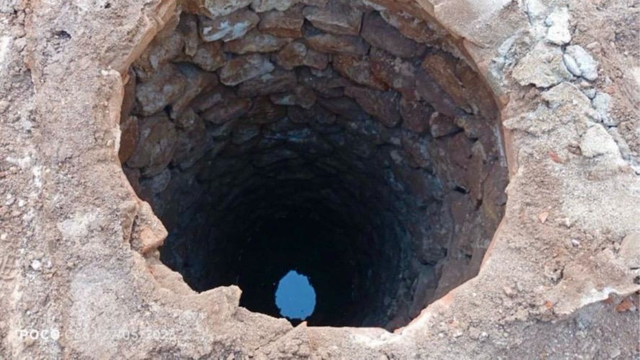 El pozo, original lacus romano, en la plaza de los Santos Niños de Alcalá de Henares