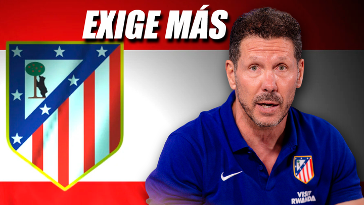 Simeone: “Ganar cinco partidos no quiere decir que estés haciendo las cosas muy bien”
