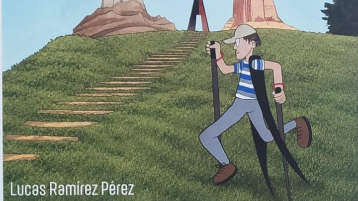 '180 kilómetros. Cien vueltas por los parques de Valdebernardo (y otros parques)', una obra escrita e ilustrada por Lucas Ramírez Pérez