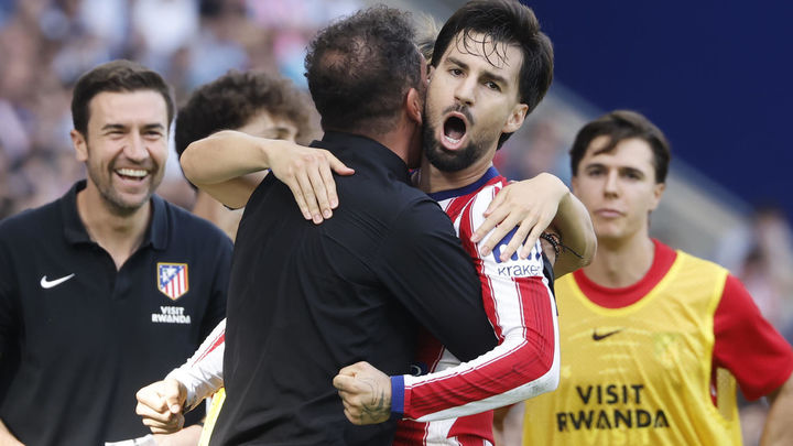 Simeone alaba a Baena: "Está más contundente, fuerte y seguro"