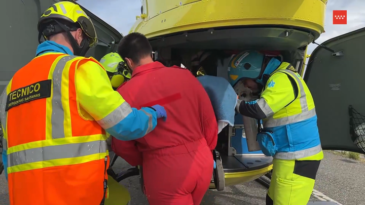 Grave un conductor tras impactar contra otro vehículo en la A-1, a la altura de El Molar