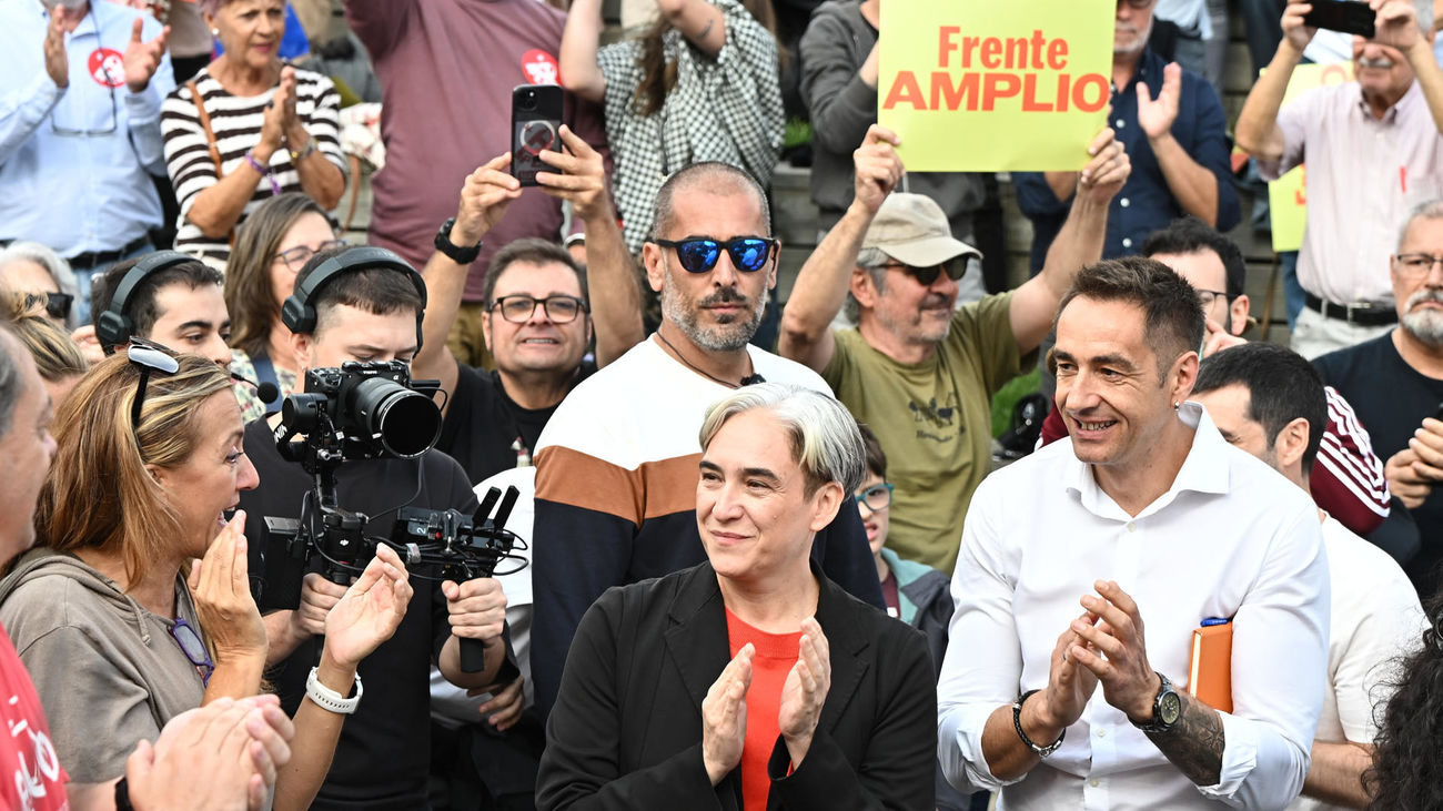 La cabeza de lista de Frente Amplio, Ada Colau, ha presentado este sábado su candidatura a la Presidencia del Gobierno
