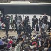 Desalojo de migrantes en Ceuta