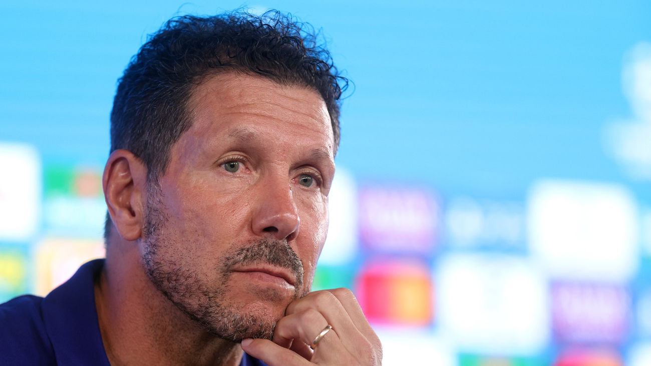 Simeone, sobre el Stuttgart: "Afrontamos un partido duro contra un equipo físicamente fuerte"