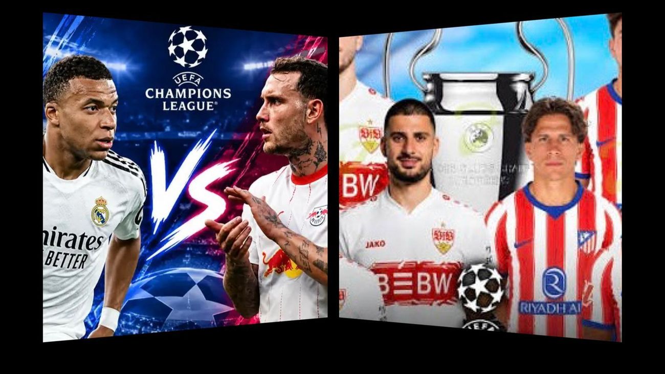 Real Madrid - Leipzig yStuttfart - Atlético de Madrid