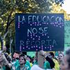 Corte de la A-3 en plena hora punta durante el cuarto día de huelga educativa