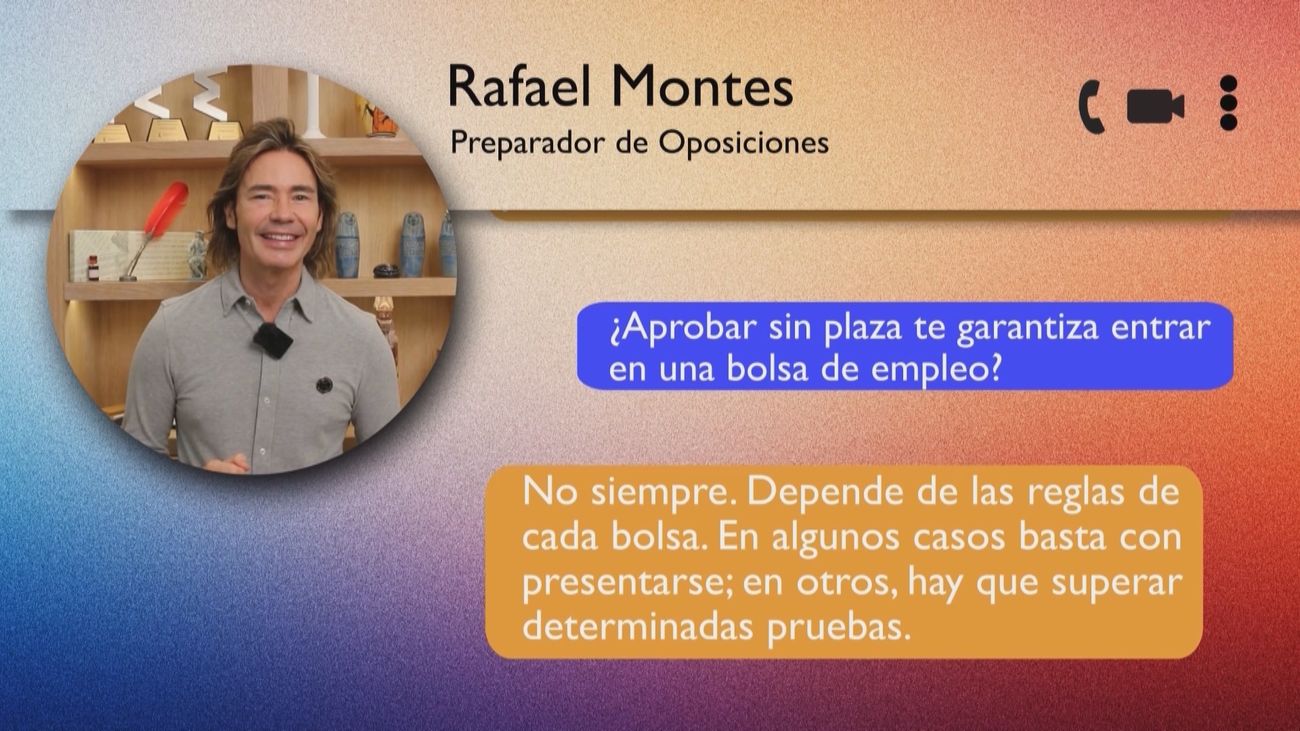 ¿Es lo mismo aprobar una oposición que conseguir plaza?