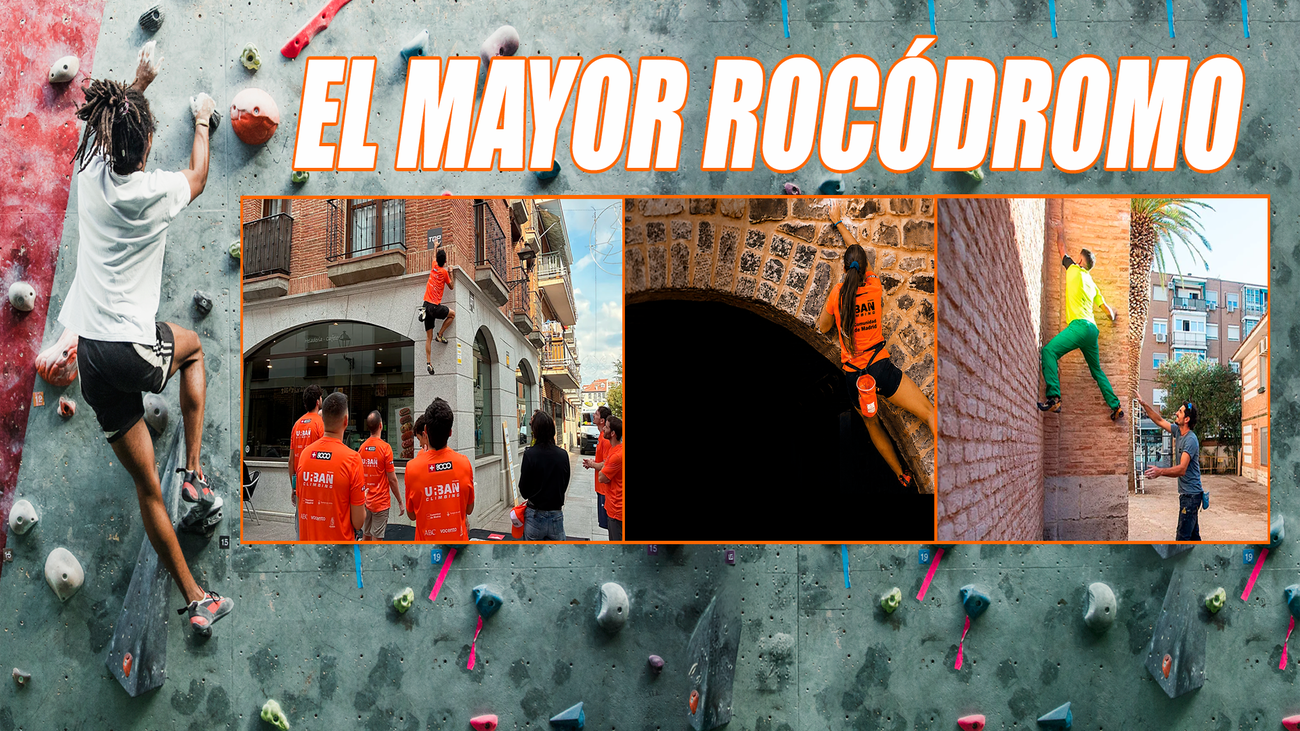 Torrejón de Ardoz se convierte en el mayor rocódromo