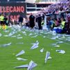 5.000 euros de multa para un aficionado que lanzó un asiento al campo en el Rayo-Athletic