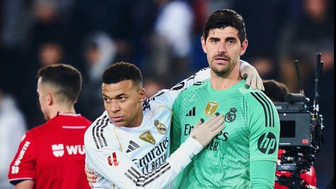 Mbappé y Courtois