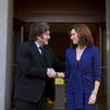 Ayuso recibe a Milei con "enorme alegría" y le pide que acuda a la Cumbre Iberoamericana