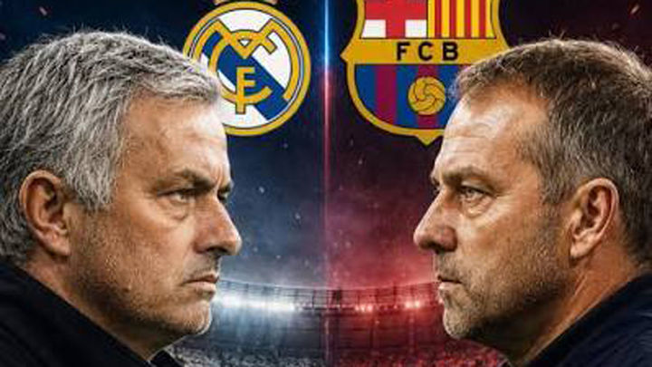 Flick quiere mantener su dominio en los clásicos ante un experto Mourinho